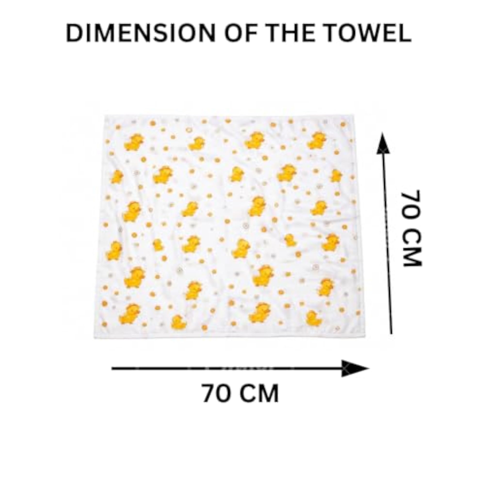 Muslin Towel for Soft Cotton Swaddle & Nursing Cover