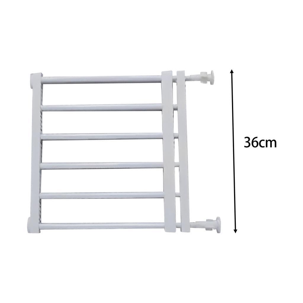 Puerta de Portátil Y Retráctil para Mascotas, Puerta para Perros, Puerta para Gatos en Escaleras, Escaleras, Pasillos, Altura 36cm