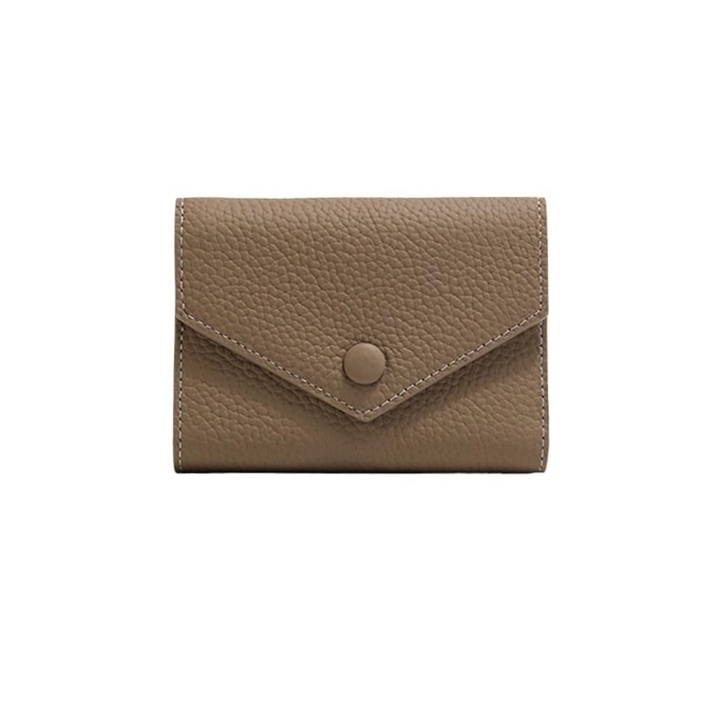 Brieftasche femme compacte en cuir porte-carte et monnaie pour organisation optimale