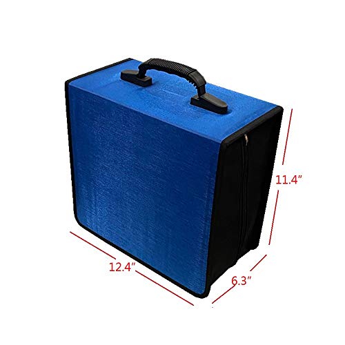 Penlonda Cd/Dvd Case Holder Organizer Wallet Sleeves Booklet Binder,Storage 400 Capacity Disc(Blue) #TOP1