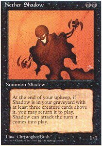 Magic The Gathering - Nether Shadow - Fourth Edition