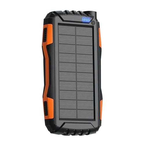 Power Bank Con Ricarica Solare - Bank Compatto Con Pannello Integrato42800mAh Leggero Rapida Telefono Computer Telecamere Di Sicurezza Dispositivi Esterne Accessori Da Campe