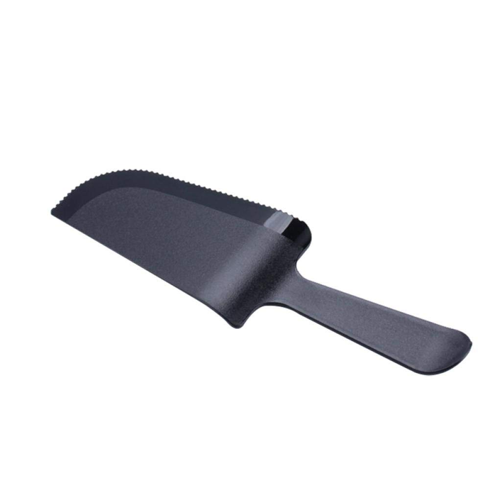 Wudaizhi Black Plastic Cake Pie Cutter 18.5X6cm Cake Cream Scraper Wedding Cake Slicer Fondant Pastry Tools