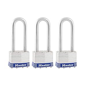 Master Lock 1TRILJ Laminated Steel Padlocks (3-Pack)