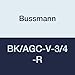 Bussmann BK/AGC-V-3/4-R AGC Series Fuse, Fast Acting, Axial Leads, 3/4 Amp, 250V, Glass Tube, 1/4" x 1-1/4", RoHS Compliant (Pack of 100)