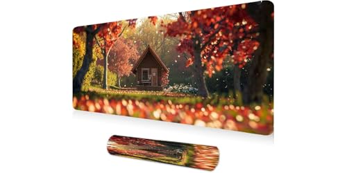 Tapis de souris XXL 1400x600mm anti glisse pour grand bureau