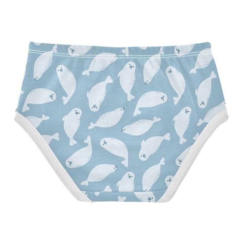Little Girl Underwear Toddler Panties Kids Undies Fur Seals Soft Cotton Briefs 2T-8Y2