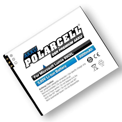 Batería de Repuesto para Microsoft Lumia 950 XL (Equivalente a batería Original BV-T4D) con paño de Limpieza mungoo