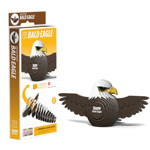 EUGY Bald Eagle 3D Model Craft Kit