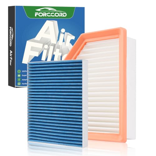 Image of Cabin & Engine Air Filter for Nissan Rogue 2026 2025 2024 2023 2022 2021 | Replace#272775NA1A 16546-6RA0A, Activated Carbon Cabin Filter, Air Filter Combo Replacement Car Accessories