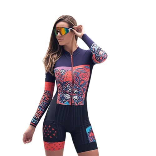 Combinaison cyclisme femme manches longues idéale pour le triathlon