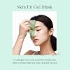 Petitfee Artichoke Soothing Hydrogel Face Mask 5ea - Soothing Facial Mask with Artichoke, Mugwort, Cabbage, Broccoli Extracts, Hydrating, Calming Care
