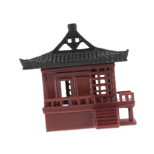 Toyvian Estatua de Pabellón Simulado para Decoración de y Paisajismo Adorno de Bonsái y Realista para Micro y Decoración de