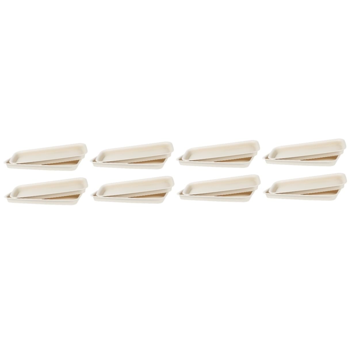 POPETPOP 16 Piezas Bandeja De Maceta Bandeja De Agua De La Maceta Plato De Platos De Plantas Platillos para Macetas Platillo para Plantas En Macetas Bandeja De Planta Cuadrada El Plastico