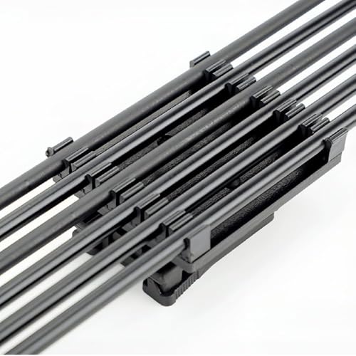40MAX Carcaj Ajustable para Arco ，Ultraligero, Hebillas tácticas giratorias de 360 Grados, Adecuado para Flechas de 6 mm o más de diámetro, entusiastas de la Caza al Aire Libre y el Tiro con Arco