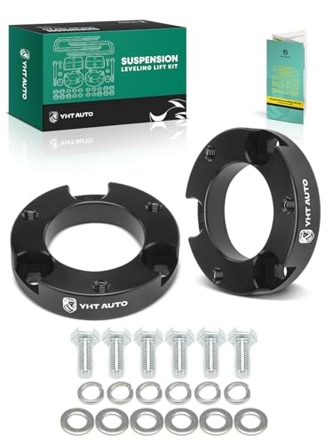 YHTAUTO 2 Inch Front Leveling Kit Compatible with 1995-2004 Toyota Tacoma, 1995-2002 4Runner, 4WD/RWD, Aluminum Strut Spacers Suspension Leveling Lift Kit