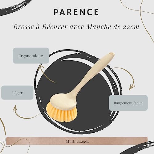 PARENCE.- Spazzola per lavasciuga con manico da 22...