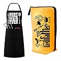 Giftaroo Dad Grilling Accessories Gifts Apron & BBQ Blanket for Resting Meat, Unique Christmas, Fathers Day & Birthday Outdoor Barbecue Smoker BBQ Bag Gifts for Men Who Want Nothing