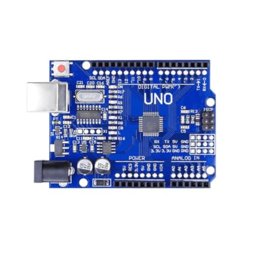 Image of RoboCraze UNO R3 SMD Board Compatible with Arduino | Development Board with USB Cable