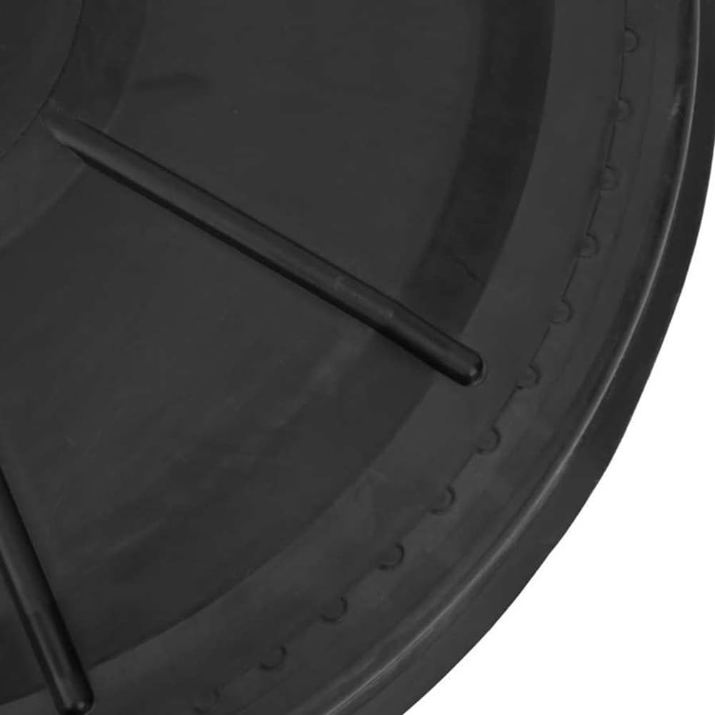 Plaque De Pont Ronde 4 Pouces Pour Bateau – ABS Noir – Trappe D'inspection Marine – Diamètre Extérieur 143 Mm