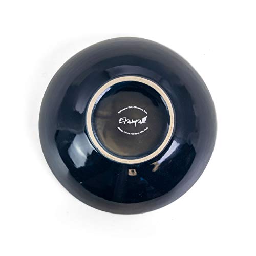 Elama Deep Sea Mozaic 16 Piece Luxurious Stoneware Dinnerware with Complete Setting for 4