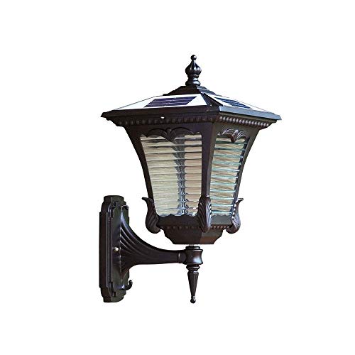 Lámpara de Pared Iluminación LED Luces solares Impermeable a Prueba de Lluvia Lámpara de Pared de Aluminio para Exteriores Lámpara de Pared de jardín Industrial Decoración de Paisaje Farol d