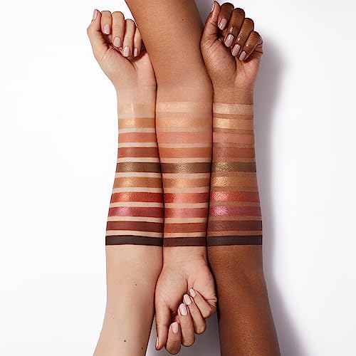 Image of e.l.f. Perfect 10 Eyeshadow Palette, Ten Ultra-pigmented Shimmer & Matte Rose Gold Shades, Blendable Formula, Vegan & Cruelty-free, Rose Gold Sunset