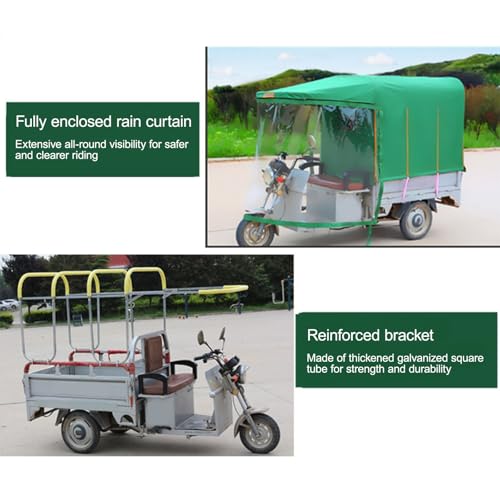 Housse tricycle électrique résistante aux UV et intempéries de qualité supérieure - 5