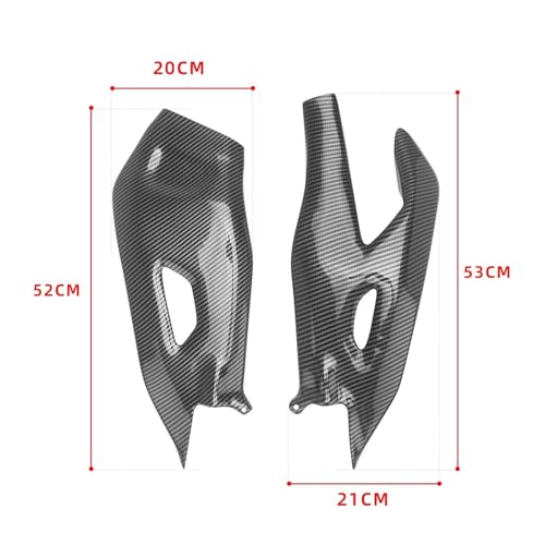 Ailettes de carénage YZF-R1 finition carbone noir premium