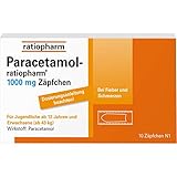 Paracetamol-ratiopharm 1000 mg Zäpfchen, 10 St