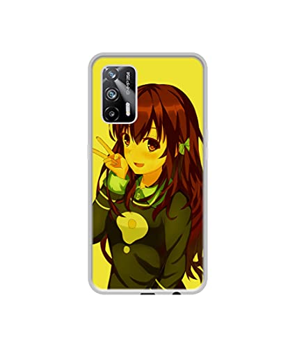 Image of Amazon Brand - Solimo Designer DJ Girl Vector UV Printed Soft Back Case Mobile Cover for Realme X7 Max 5G / Realme GT 5G