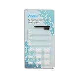 Banglijian BTE Hearing Aids Accessories, 3-Piece Sound Tubes, 9-Piece Ear Domes Plugs Pieces Eartips, 1-Piece Cleaning Brush Tool, Universal Replacement for Siemens etc