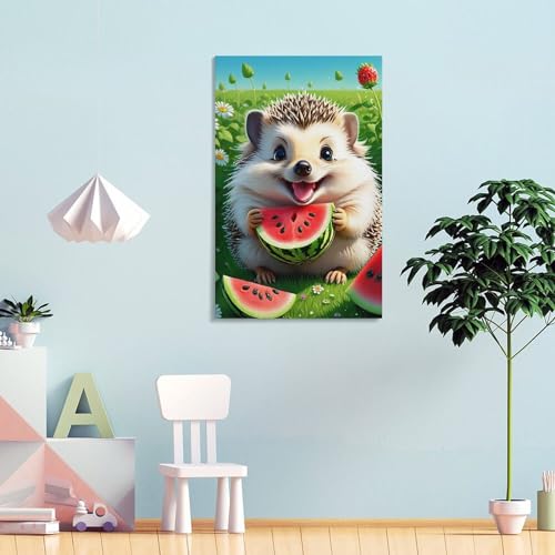 Peinture sur toile de pastèque d'eau 50x75cm décor mural - 4