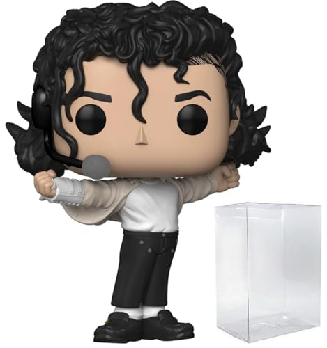 POP Funko Rocks: Michael Jackson - Super Bowl Halftime Show Vinyl Figure (Bundled with Compatible Box Protector Case) Multicolored 3.75 inches