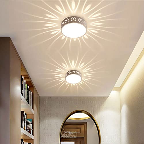 Small Led Ceiling Light, Modern Surface Mount Ceiling Lamps, Round Hallway Ceiling Light Fixtures For Kitchen Bedroom Office Bathroom Stairwell Corridor Light #TOP1