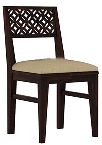 Image of Wooden Sheesham Wood Dining Table 6 Seater | with 4 Chairs 1 Bench | Walnut