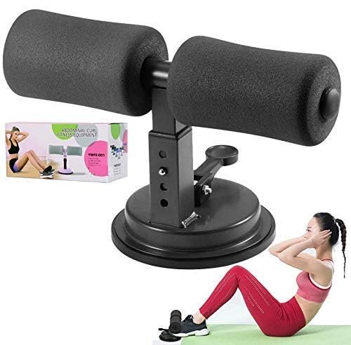 VICHAXAN Sit Up Bar Gym Fitness Exercise Abdominal Muscle Exercise Assist Tool Adjustable Height Workout Foot Holder Home Floor Sit Up-image-8