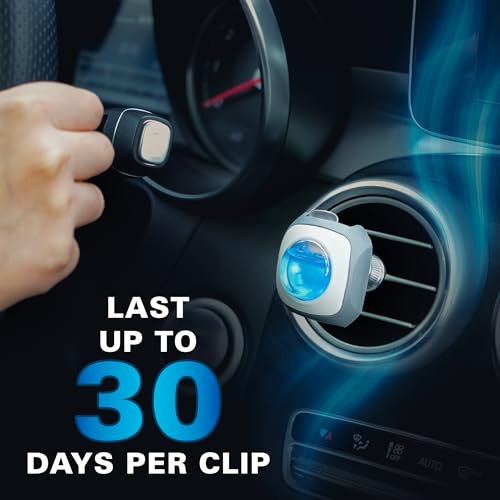 Air Jungles New Car Scent Car Air Freshener Vent Clip, 6 Count Long Lasting Up to 180 days, Natural Essential Oil Car Fragrance for Women and Men, Odor Eliminator - 4ml Each - Image 7