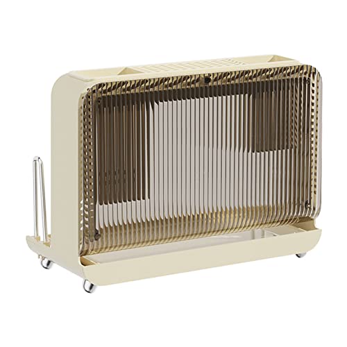 Sunicon Cutting Boards Knife Organizer, Multifunctional Knife Block Holder Rack with Draining Tray Knife Block Cutting Board Organizer, for Kitchen Countertop