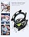 Goton Waterproof Case for Samsung Galaxy Watch 5 & 4 Screen Protector 44mm with Tempered Glass, 1-Pack Hard PC Cover Bumper for Galaxy Watch5/4 – No Fog, Touch-Responsive, Black