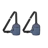 LHKQMYT Concept Collective Travel Sling Bag (Blue Regular 2 Pcs)