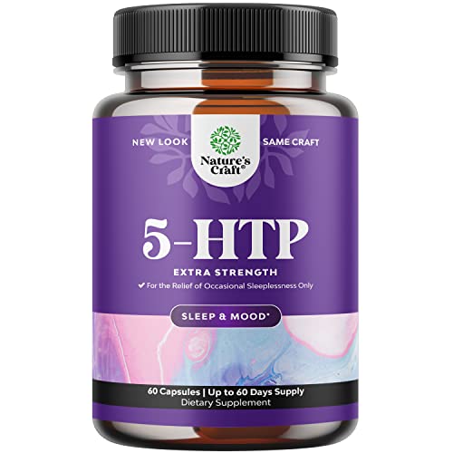 5 Htp Supplement 5-Hydroxytryptophan - 5Htp 100Mg Gentle Herbal Sleep Supplement And Mood Enhancer - 5-Htp 100 Mg Mood Support Supplement And Sleep Support Capsules From Griffonia Simplicifolia #TOP14