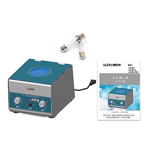 iDili Laboratory Nano Centrifuge 0-60MIN Timable 0-4000RPM Adjustable Speed Benchtop Centrifuge Serum Separator Extractor 6x20ML