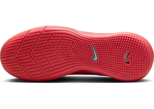 Nike Jr. Mercurial Vapor 16 Academy Little/Big Kids' IC Low-Top Soccer Shoes (FQ8411-800, Ember Glow/Aurora Green)4