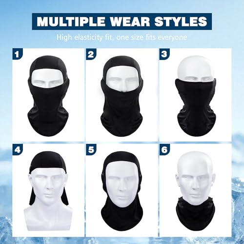 Image of 2 Pack UV Balaclava Summer Cooling Full Face Mask for Motorcycle