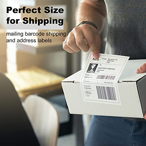 Sticker Paper, Besteasy 8.5" X 11" Full Sheet Label Stickers For Laser Inkjet Printer, Self Adhesive Printer Paper Shipping Labels, White Matte Easy Peel Mailing Label Stickers (100 Sheets,100 Labels) #TOP5