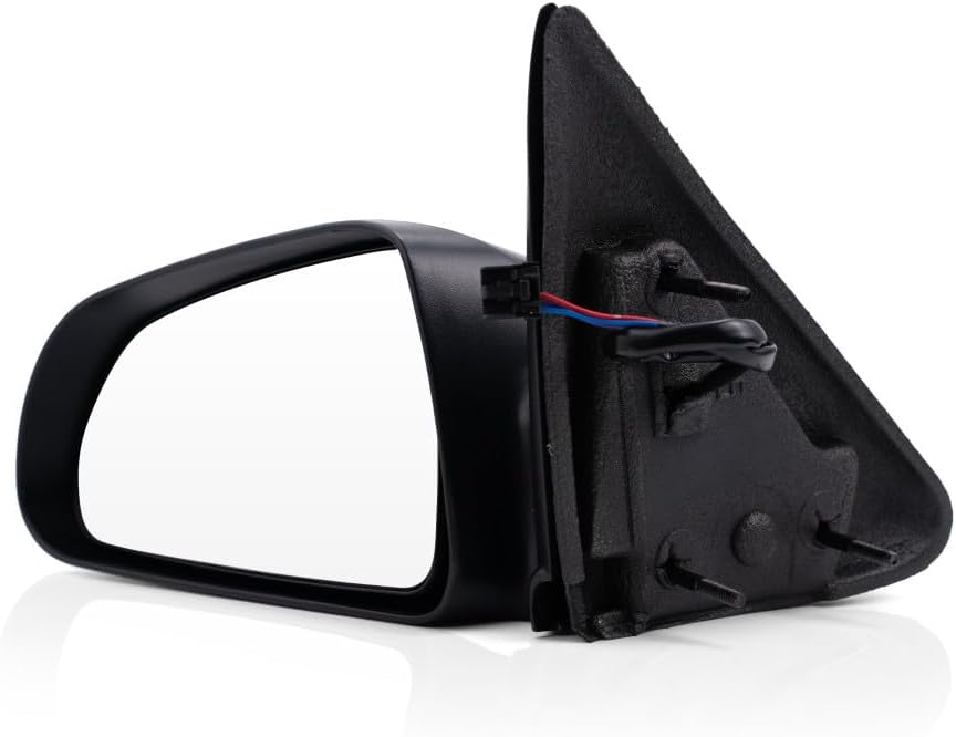 For Dodge Dakota 2005-2010 Door Mirror Driver Side | Non-Folding | Power | Non-Heated | Textured Black | Replacement For CH1320220 | 55077623AD