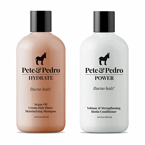 Pete & Pedro HYDRATE & POWER Hair Care Set Argan Oil Moisturizing