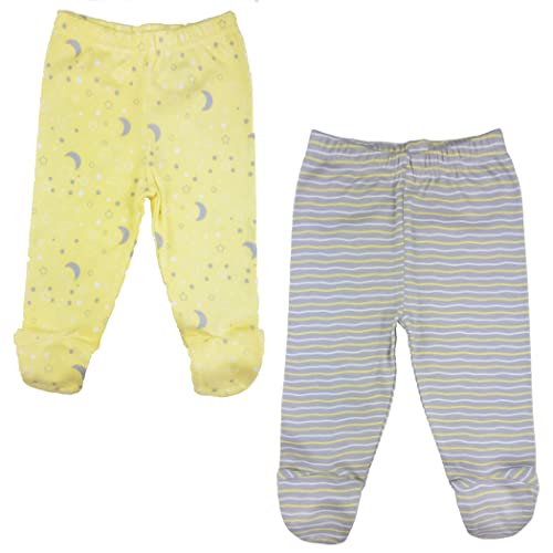 Image of 123 Bear 100% Cotton Baby Pants/Leggings with Footies 100% Cotton Unisex Boys Girls