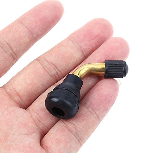 Image of WILLIBEE PVR70 Tyre Valve Stem, Brass and EPDM Rubber Tubeless Tire Valve Stem for Scooty (PVR70-5Pcs)